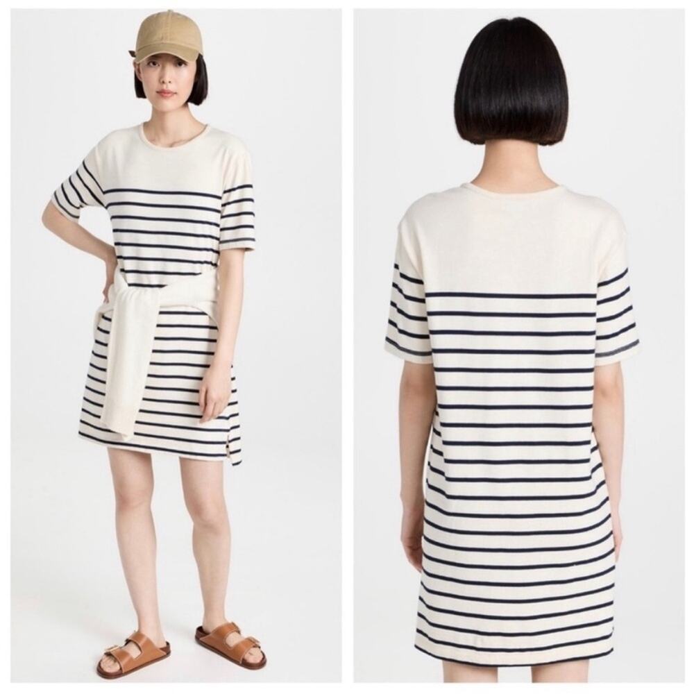 Faherty Cayman Striped T Shirt Dress